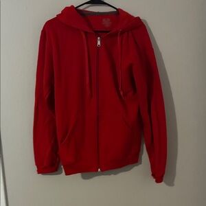 Fruit of the Loom Vibrant Red Hoodie